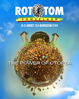Rototom Sunsplash exhibirá el poder de la utopía para redirigir el futuro distópico del planeta en su 29ª edición