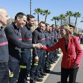 165 aniversario de la fundación de la Compañía de Bomberos de Castellón