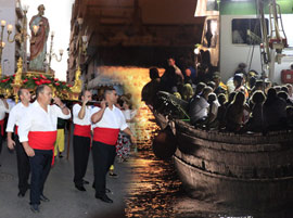 Emotiva procesión marítima en el Grao de Castellón. Fotos de todo el recorrido