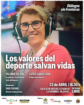 Debate ´Los valores del deporte salvan vidas´, martes 23 de abril en Vila-real