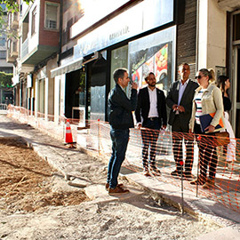 Accesos alternativos al centro por las obras de la Zona de Bajas Emisiones de Castellón