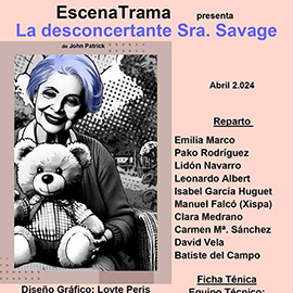 Este fin de semana vuelve el teatro a Oropesa del Mar con la obra ´La desconcertante señora Savage´