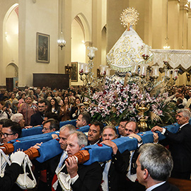 Traslado de la Mare de Déu del Lledó a la Concatedral de Santa María