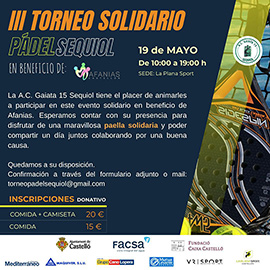 III Torneo solidario pádel Sequiol