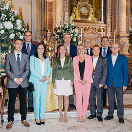 Misa con motivo de la celebración de la Virgen de la Naranja en la Basílica del Lledó