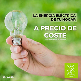 La luz a precio de coste, sin permanencia ni penalización, con Esluz Energías