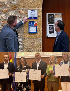 La Oficina de Turismo de Sant Jordi recibe el distintivo SICTED que distingue la calidad en el servicio que presta