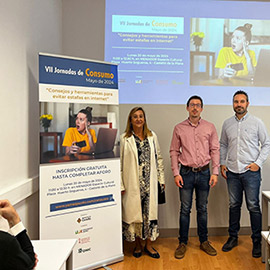 Clausuradas las VII Jornadas de Consumo con taller práctico sobre las estafas en internet