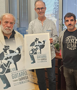 Benicàssim ya tiene cartel para la LVII edición del Certamen Internacional de Guitarra Francisco Tárrega