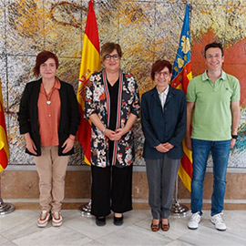 Encuentro institucional y mesa de trabajo entre Cruz Roja y la Subdelegación del Gobierno en Castellón
