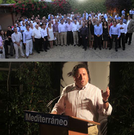 Cena homenaje de MEDITERRÁNEO a los alcaldes de la Provincia.