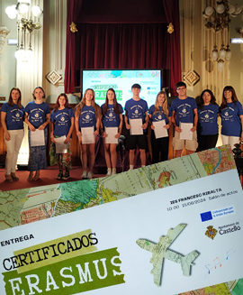 IES Ribalta celebra el acto de entrega de los Documentos de Movilidad Europass