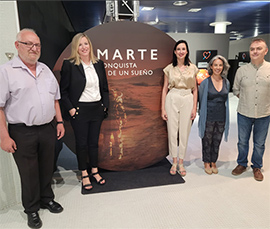 Inauguración de la exposición ``Marte. La conquista de un sueño´´ en el Planetario