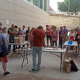 Arrancan las VIII Convivencias Cerámicas de Onda con la primera toma de contacto con el mural colectivo