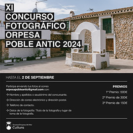Nueva edición del concurso fotográfico ´Orpesa Poble Antic´