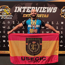 Un Guardia Civil destinado en la USECIC Castellón conquista el pódium en el World Cup FIJJD BJJ 2024