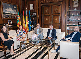 El Ayuntamiento y el CD Castellón irán de la mano con la LaLiga para la puesta en marcha de iniciativas contra el racismo, xenofobia o acoso escolar