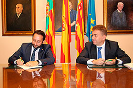 Castellón oficializa la firma de cesión de dos parcelas municipales al EVHA para la construcción de viviendas de protección pública