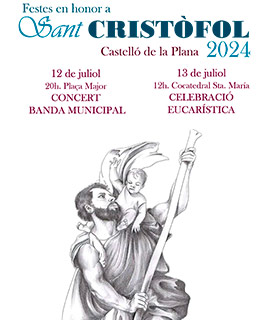 Presentación de la programación oficial por Sant Cristòfol en Castellón