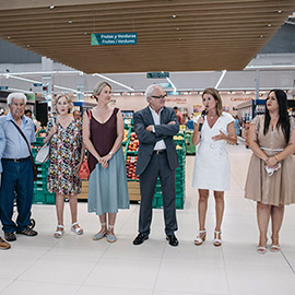 Inauguración de un nuevo supermercado de la cadena Más y Más en el Grau