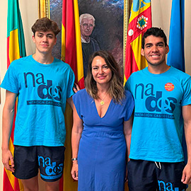 Dos nadadores internacionales del Nados Castellón participan en París 2024