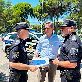 La Policía Local de Castellón intensifica las vigilancias en la zona del Pinar durante los meses de verano