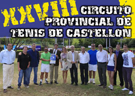 Presentación oficial del Circuito Provincial de Tenis de Castellón