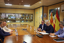 Reunión del consejo técnico asesor para avanzar en la creación del hub tecnológico en el puerto de Castellón