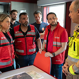 Marta Barrachina anuncia la estabilización del incendio forestal de Benicàssim y agradece el esfuerzo y la profesionalidad de todos los agentes desplegados