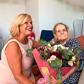 El Ayuntamiento de Castellón felicita a la centenaria Dolores Vernia Ripollés por su compleaños