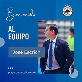 José Escrich, nuevo técnico de Bisontes Playas de Castellón