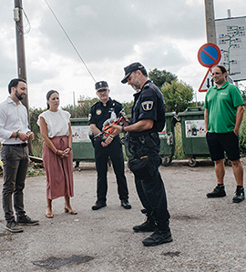 La Policía Local de Castellón tramita 5 denuncias por vertidos incontrolados desde el 1 de julio