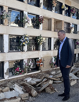 El gobierno municipal destina 99.997,38€ a la adecuación de los viales de los cuadros San Antonio y Santa María del cementerio municipal  San José de Castellón