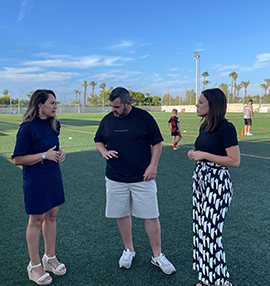 El gobierno de Castellón realiza mejoras en las instalaciones del campo de fútbol Javier Marquina