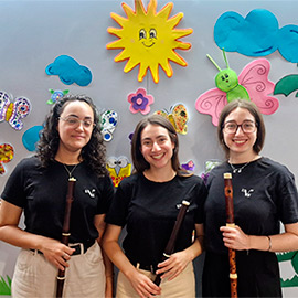 Programa de humanización en el Hospital Provincial con actuaciones musicales en vivo