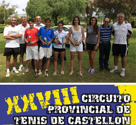 Circuito de Tenis Provincial de Castellón. Cadete Club de Campo Mediterráneo