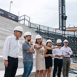 Begoña Carrasco: ´Cumplimos con la afición del CD Castellón para que disfrute de unas instalaciones a la altura de la Liga´