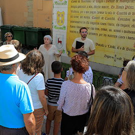 Las visitas teatralizadas guiadas inauguran la programación de actos por el 773 aniversario de la fundación de la ciudad