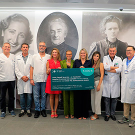 Inma Castell dona la recaudación de su libro a la investigación del cáncer de pulmón