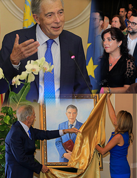 Acto de presentación del retrato del hijo predilecto Francesc Michavila