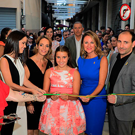 Acto de inauguración de la exposición de las Gaiatas de mano