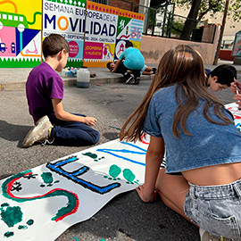 Castellón implica a más de 3.000 escolares en la Semana Europea de la Movilidad