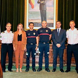 Toma de posesión de dos nuevos cabos del Servicio de Prevención, Extinción de Incendios y Salvamento, SPEIS, de Castellón
