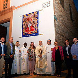 Presentación de la nueva plaza de la Merced de Castellón coincidiendo con su fiesta en la parroquia de San José Obrero