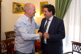 El presidente provincial se reúne con Vince Power para comenzar a preparar el FIB 2012