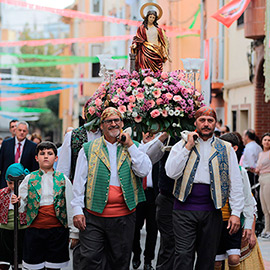 Misa y Procesión en honor a Santa Bárbara en Castellón