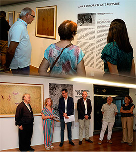 Inauguración de la exposición ´Juan B. Porcar y el arte rupestre´ en MBACAS
