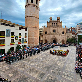 Celebración en Castellón de la patrona de la Guardia Civil