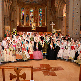 Tradicional Misa Baturra en Castellón en honor a la Virgen del Pilar