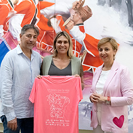 Marta Barrachina se une a la lucha contra el cáncer de mama
